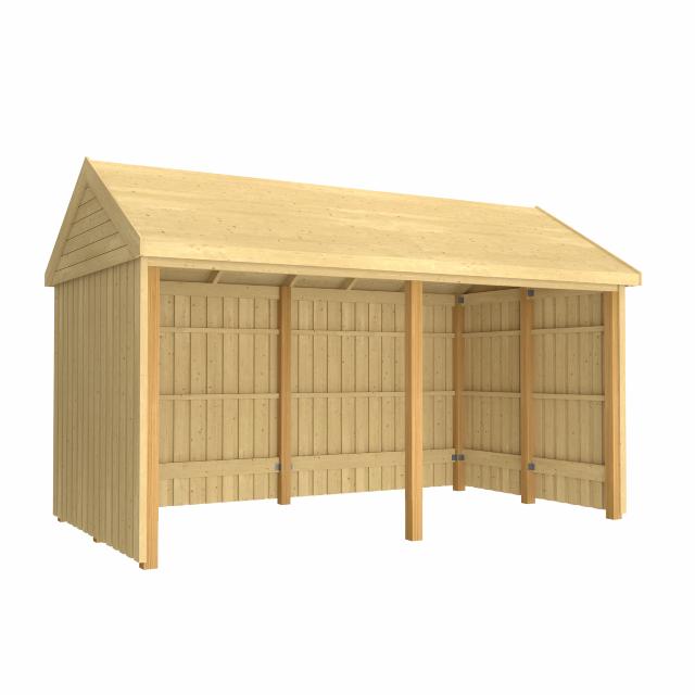 Classic Multi Trädgårdshus 10 m² - 2 moduler öppna