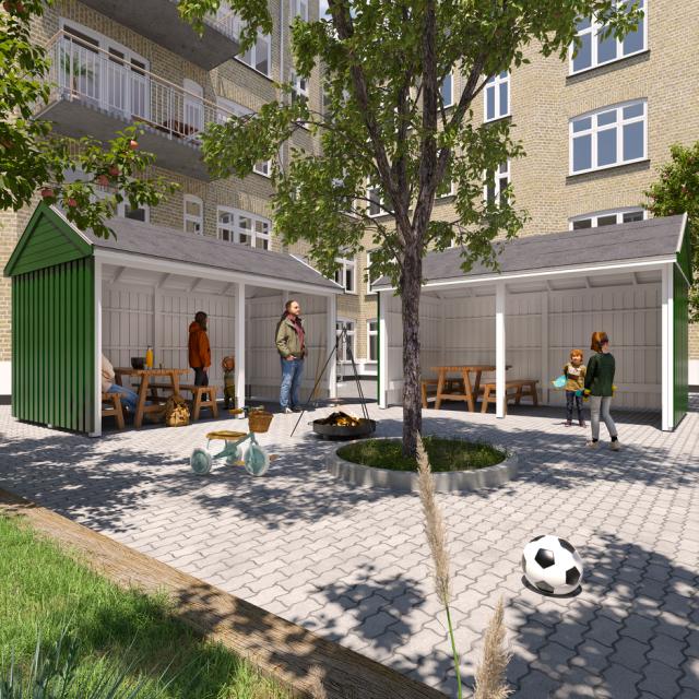 Classic Multi Gartenhaus 10 m² - 2 offene Module