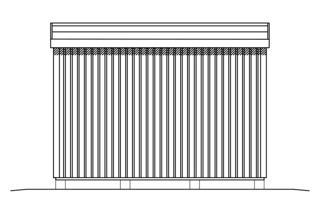 Modul Gerätenraum Pultdach 7,5 m2