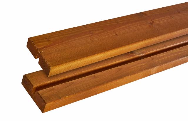 Basic bord/benkesett m/2 ryggstøtter og 2 påbygninger - 260 cm - Grunnmalt Teak