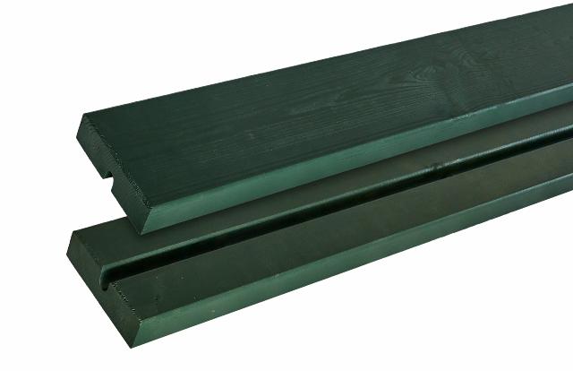 Basic Bord/benkesett m/2 ryggstøtter og 2 påbygninger - 260 cm - Grønn