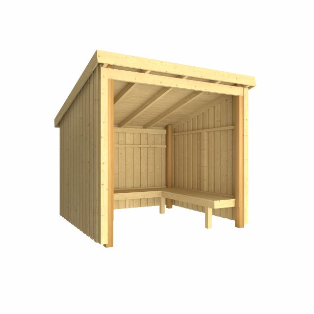Nordic Grillhütte 5 m² - Typ 1C