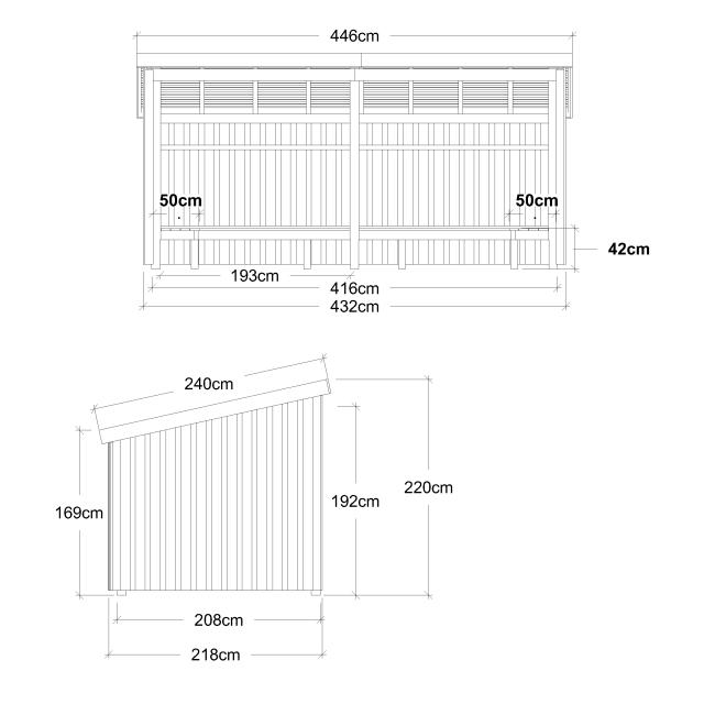 Nordic Eldstuga 9,5 m² - Typ 1B