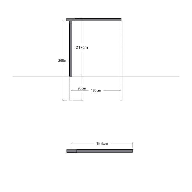 Pergola Enkel - Forlengermodul