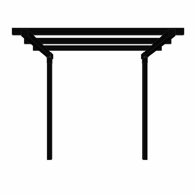 Pergola Dobbelt - Forlængermodul