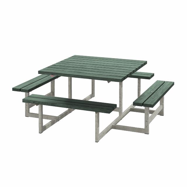 Picnic Bord/benkesett - 200 cm - ReTex - Grønn