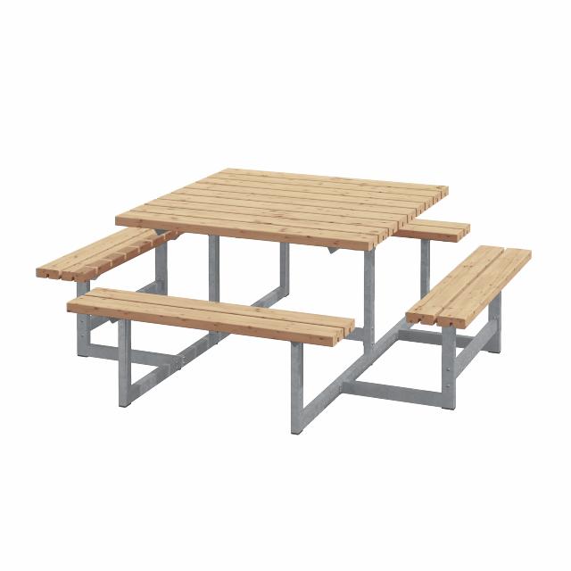 Picnic Bord/Bänkset - 200 cm - ThermoWood®