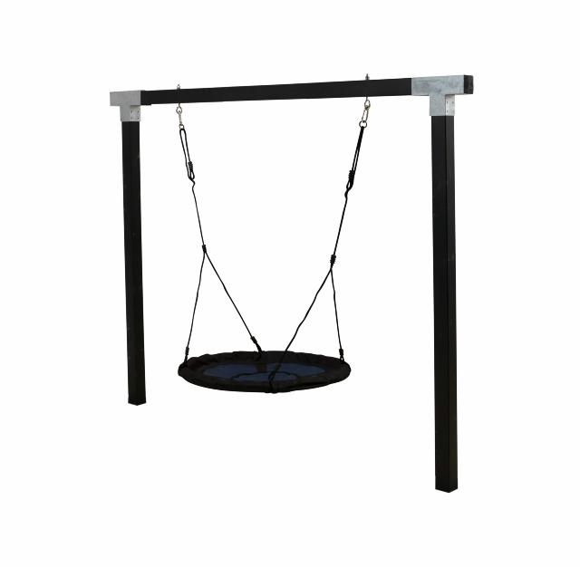 Cubic Gyngestativ inkl. rund redegynge - Sort