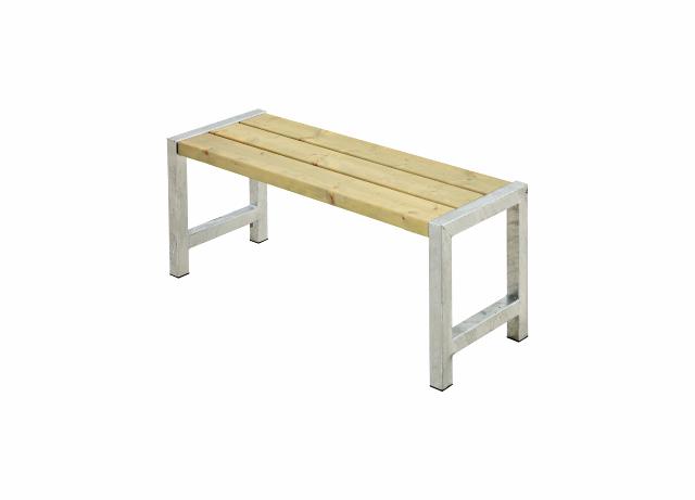 Café plankebenk - 127 cm - trykkimpregnert