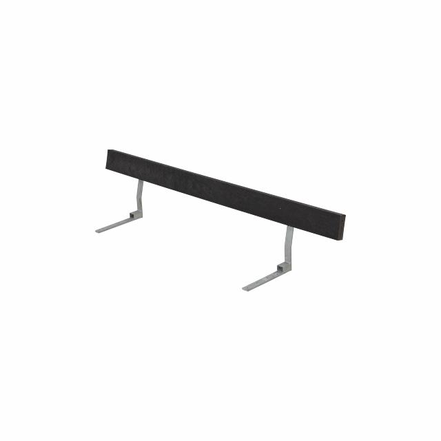 Rückenlehne für Kombimöbel - 177 cm - RePlast - Schwarz