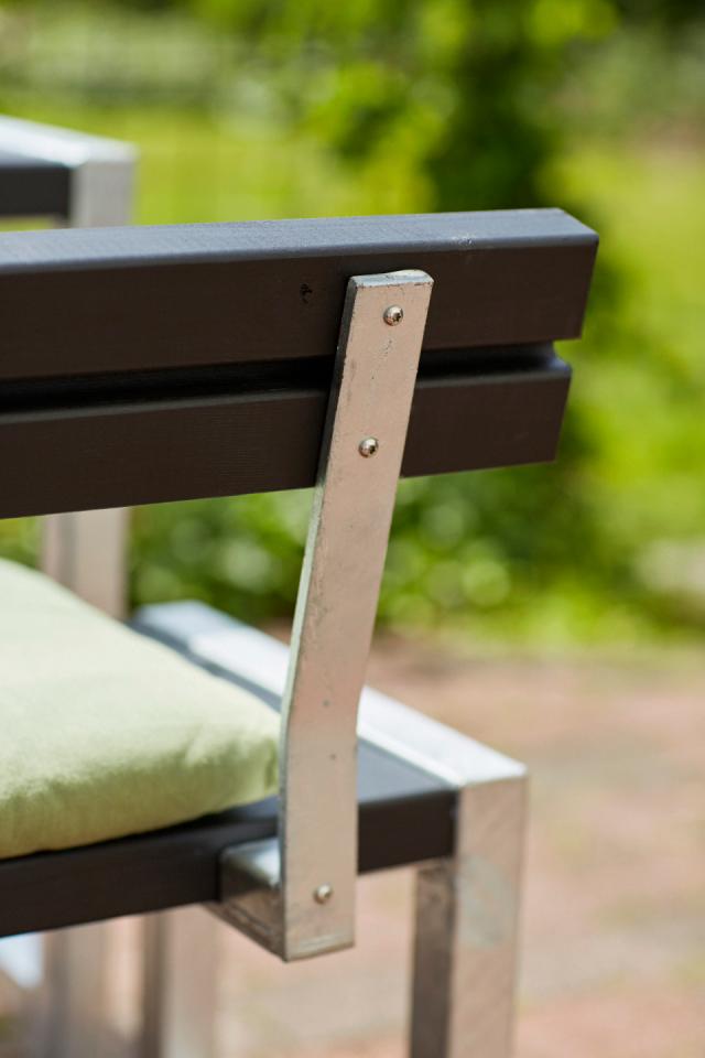 Rückenlehne für Kombimöbel - 118 cm - Schwarz