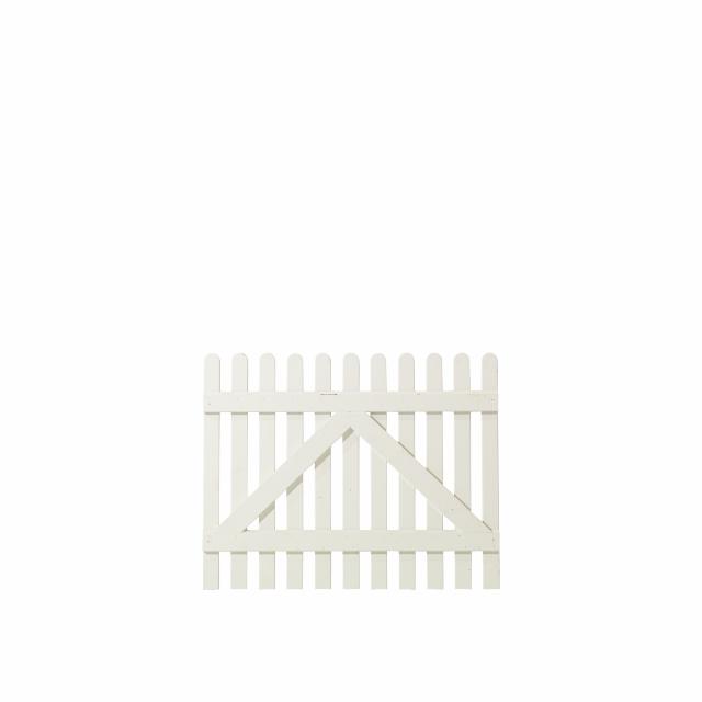 Retro Einzeltor - Farbgru. weiß - 100×80 cm