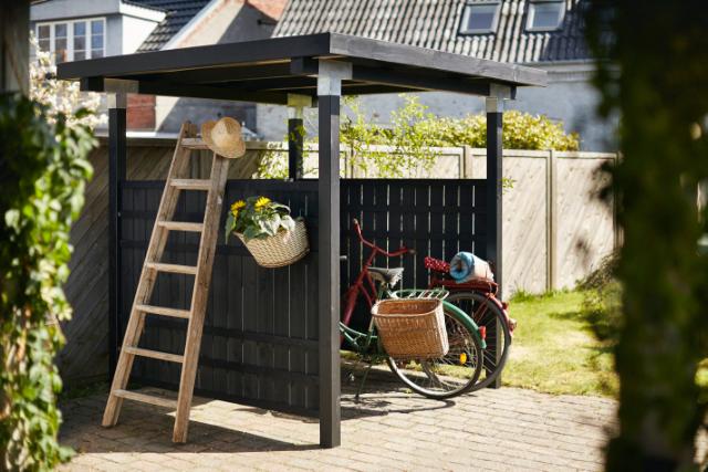 Cubic hjørnebeslag dobbelt - til 9x9 cm stolper