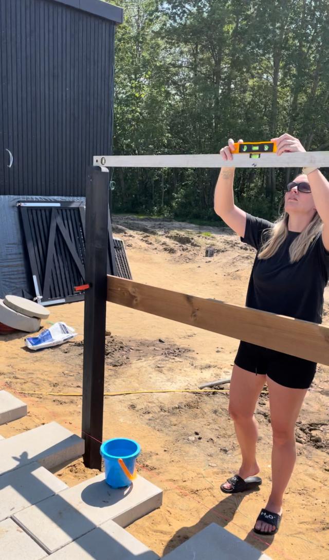 Lenas haveplan med Sendai Hegn og havelåge