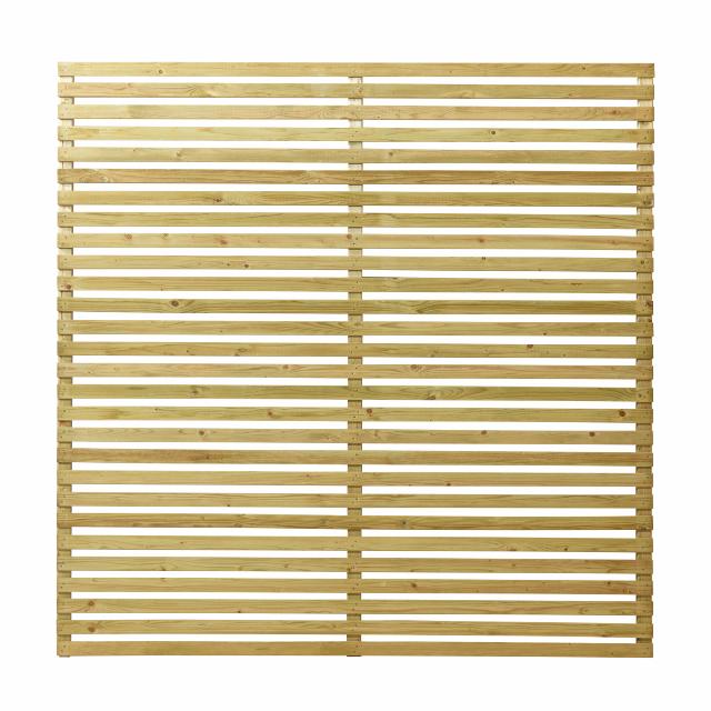 Lista staket - 180×180 cm - Tryckimpregnerad