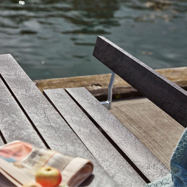 Rückenlehne für Kombimöbel - 177 cm - RePlast - Schwarz