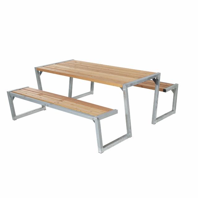 Zigma bord/bänkset- 176 cm - ThermoWood®