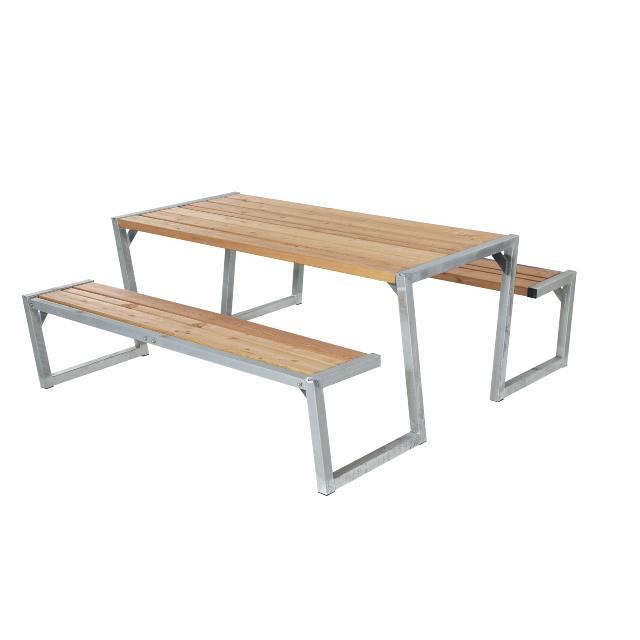 Zigma Bord/Benkesett - 176 cm - ThermoWood®