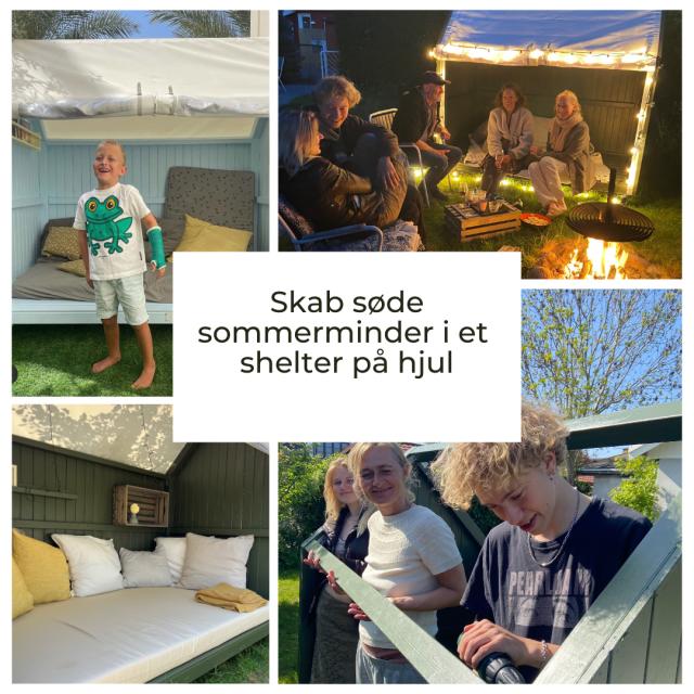 Plus 16748-1 shelter på hjul - et shelter samlesæt