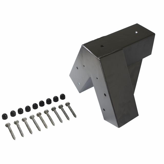 Cubic Schaukelanbau-Eckbeschlag - schwarz