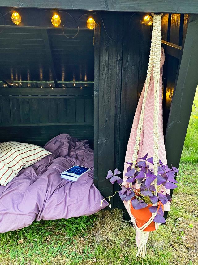 Hyggelig indretning af sommerhus-shelter