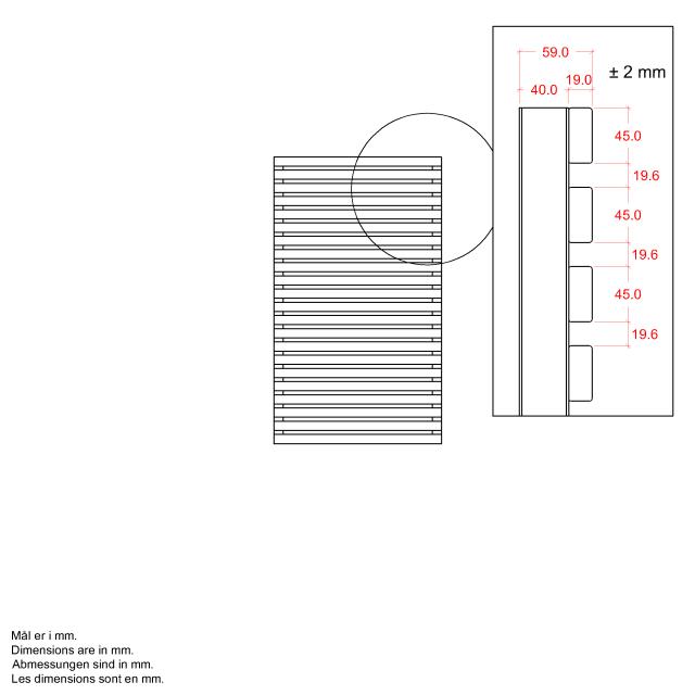 Tokyo hegn - 83×140 cm - ThermoWood®