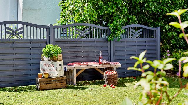 Hegn havehegn med buer - espalier hegn