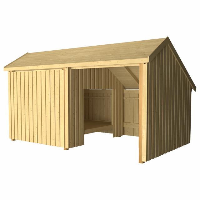 Multi Shelter - 2 moduler m/shelter og opholdsrum