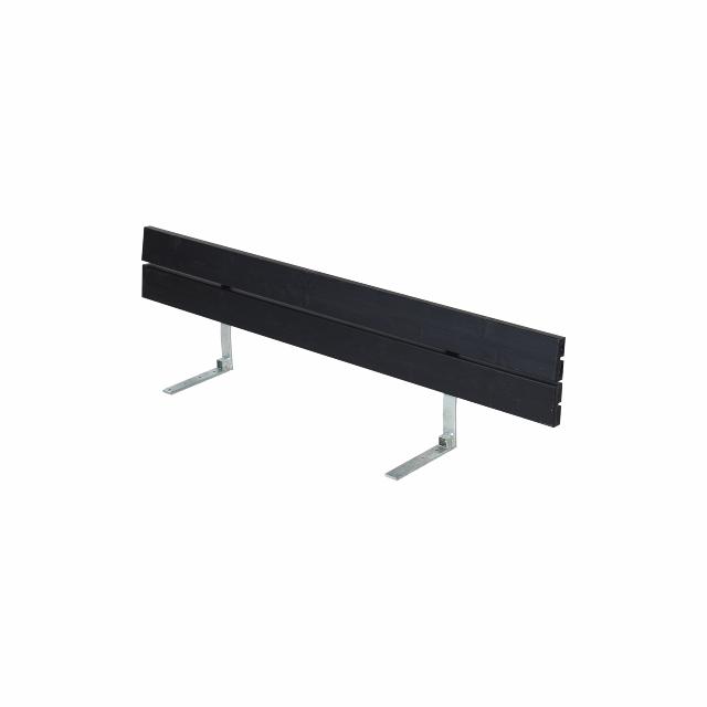 Ryggstöd för Plankbänk - 166 cm - Svart