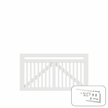 Linea bred grind inkl. beslag - 150×80 cm