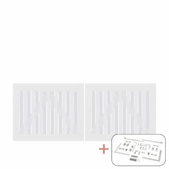 Nagano dobbeltport inkl. beslag - 200×80 cm