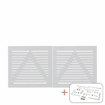 Osaka dobbeltport inkl. beslag - 200×93 cm