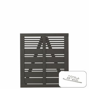 Silence enkelgrind inkl beslag - 100×110 cm