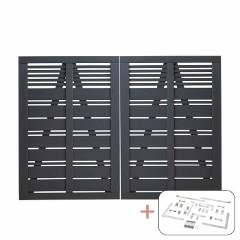 Silence dobbeltport inkl. beslag - 200×140 cm