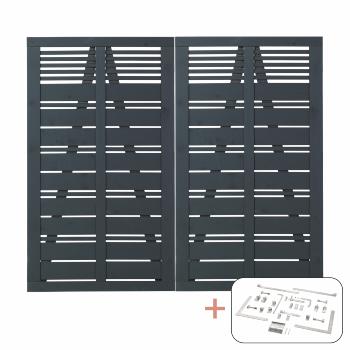 Silence dobbeltport inkl. beslag - 200×170 cm