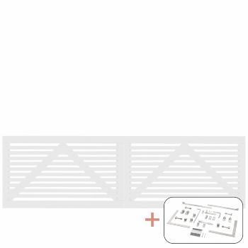 Tokyo dobbeltlåge inkl. beslag - 300×90 cm