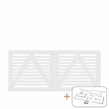 Tokyo dobbeltport inkl. beslag - 200×90 cm