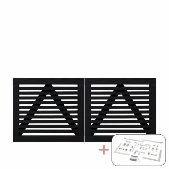 Tokyo dobbeltport inkl. beslag - 200×90 cm