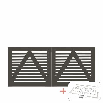 Tokyo dobbeltport inkl. beslag - 200×90 cm