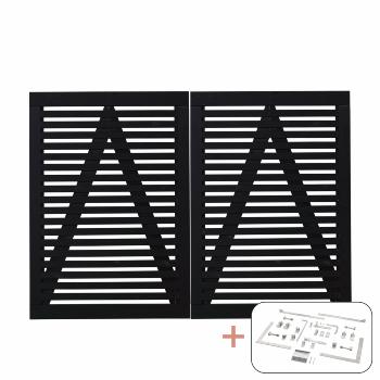 Tokyo dobbeltport inkl. beslag - 200×140 cm