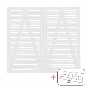 Tokyo dobbeltport inkl. beslag - 200×180 cm