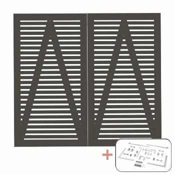 Tokyo dobbeltport inkl. beslag - 200×180xcm