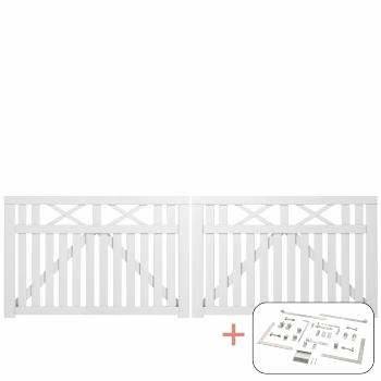 Vinesse dobbeltlåge inkl. beslag - 300×98 cm