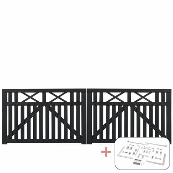 Vinesse dobbeltlåge inkl. beslag - 300×98 cm