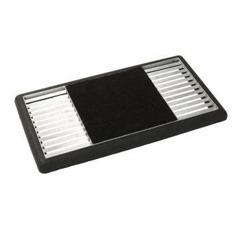 Cubic galler 48×88 cm - höjd 4 cm - inkl. svart matta och gummiram