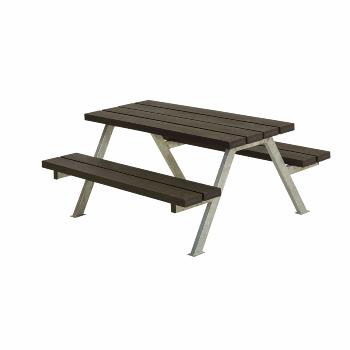 Alpha Junior Kombimöbel - 118 cm - RePlast - Schwarz