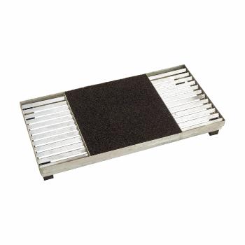 Cubic rist 40x80 cm - højde 9,3 cm - inkl. sort kunststofmåtte