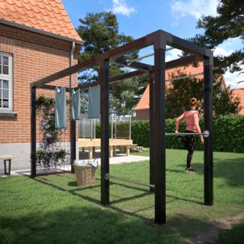 Daylife tørrestativ m/fitnessmodul og espalier - model 2