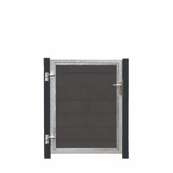 Futura kompositlåge VI 99×127 cm cm + 16 cm gråsorte stålstolper