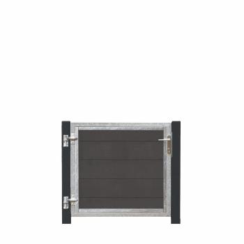 Futura kompositlåge VI 99×91 cm cm + 16 cm gråsorte stålstolper